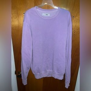 Purple pullover unisex